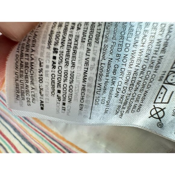 Khakis By Gap Women's Girlfriend 3 Inch Shorts Stretch Stripe Sz 6/28 Multicolor - Picture 8 of 11